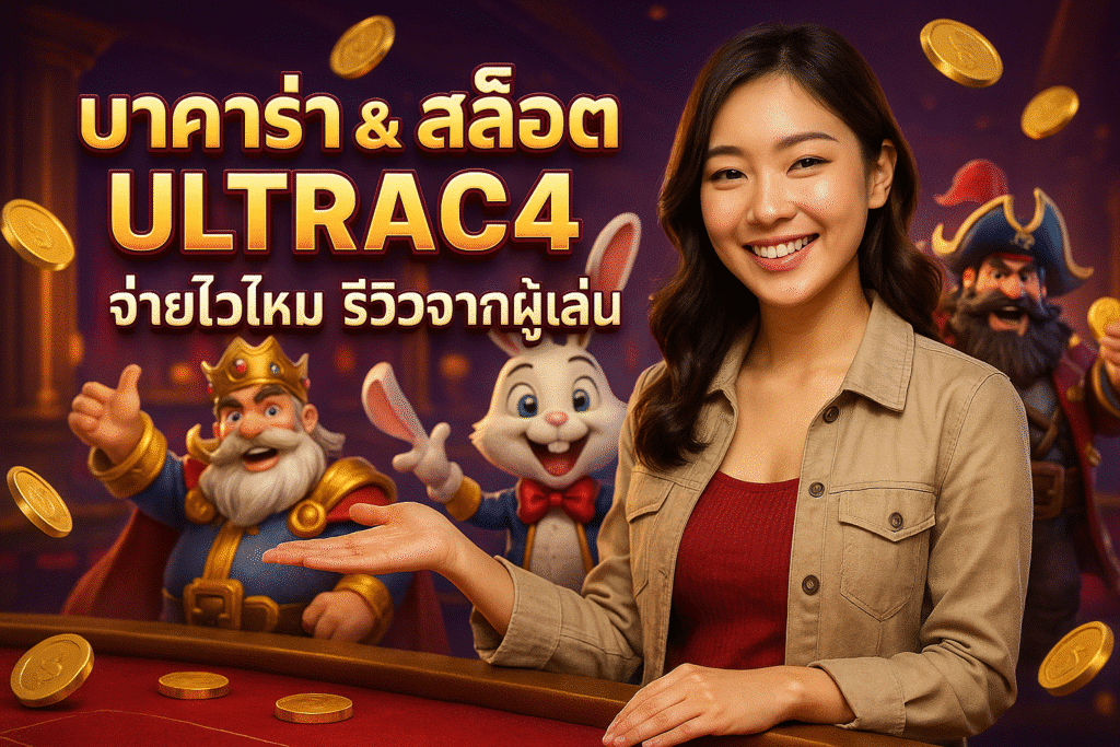 บาคาร่า & สล็อต ULTRAC4 จ่ายไวไหม รีวิวจากผู้เล่น