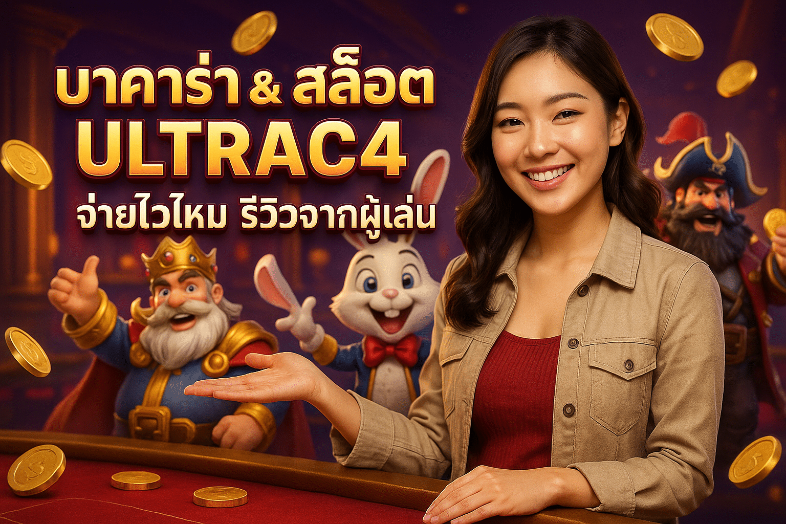 บาคาร่า & สล็อต ULTRAC4 จ่ายไวไหม รีวิวจากผู้เล่น