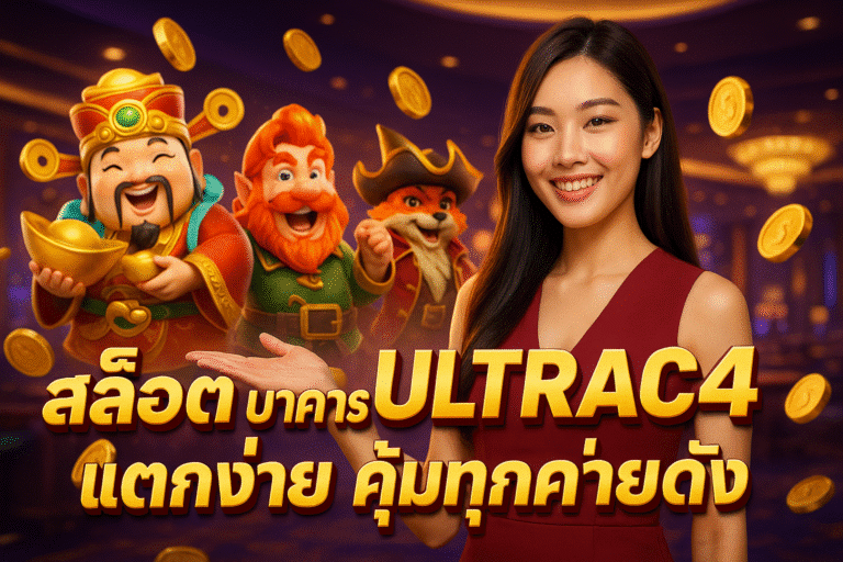 สล็อต-บาคาร่า ULTRAC4 แตกง่าย คุ้มทุกค่ายดัง